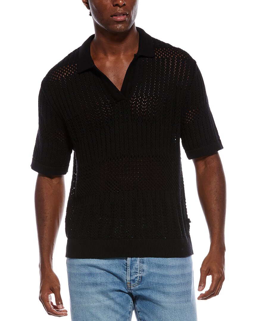 Civil Society Civil Society Rapa Boxy Crop Blocked Chunky Knit Jersey Shirt