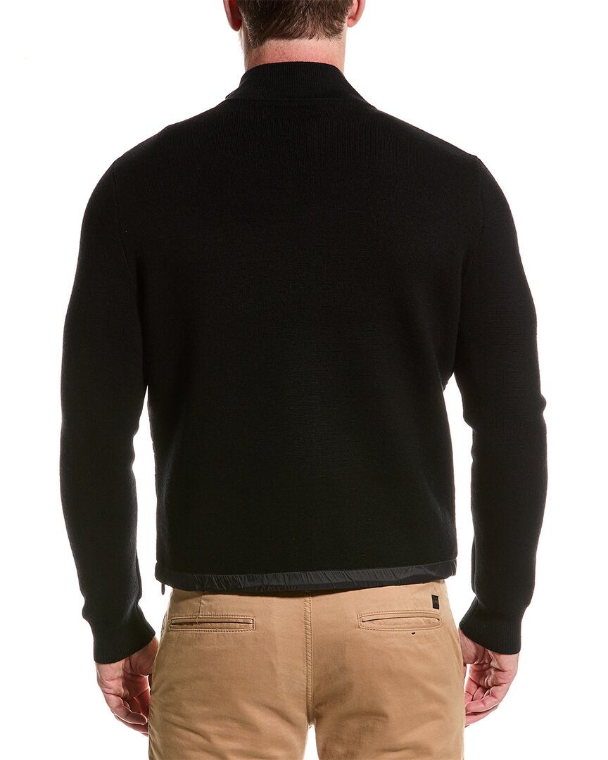 Bruno Magli Knit Collar Wool Jacket