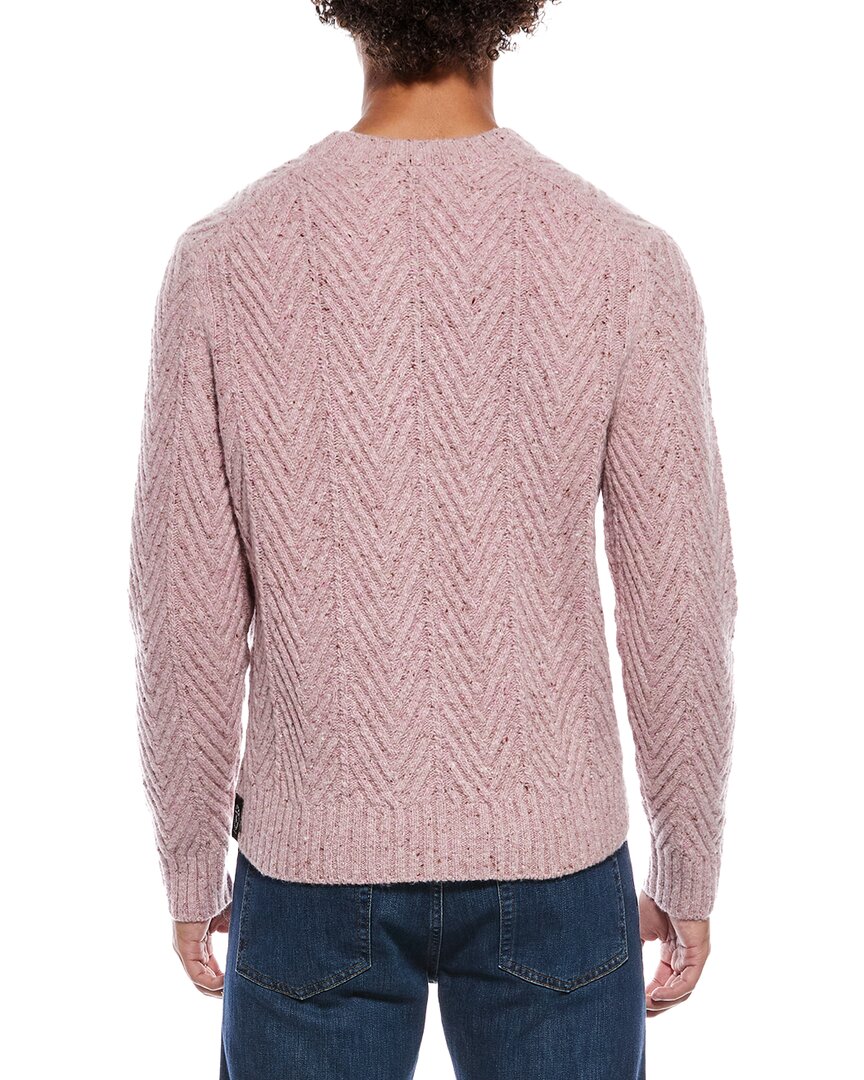 TODD SNYDER Todd Snyder Donegal Cable Knit Wool & Alpaca-Blend Crewneck Sweater