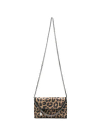 Stella Mccartney Women Leopard-Print Falabella Shoulder Bag