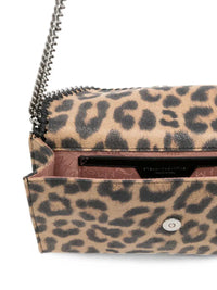 Stella Mccartney Women Leopard-Print Falabella Shoulder Bag