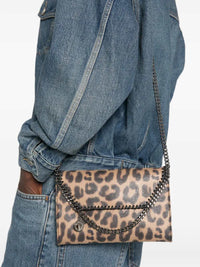 Stella Mccartney Women Leopard-Print Falabella Shoulder Bag