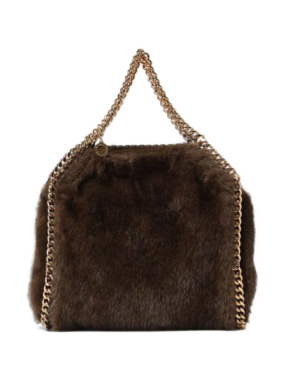 STELLA MCCARTNEY Stella Mccartney Women Falabella Mini Bag Mink Plush Fabric