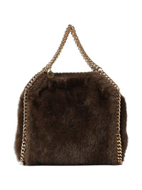 STELLA MCCARTNEY Stella Mccartney Women Falabella Mini Bag Mink Plush Fabric