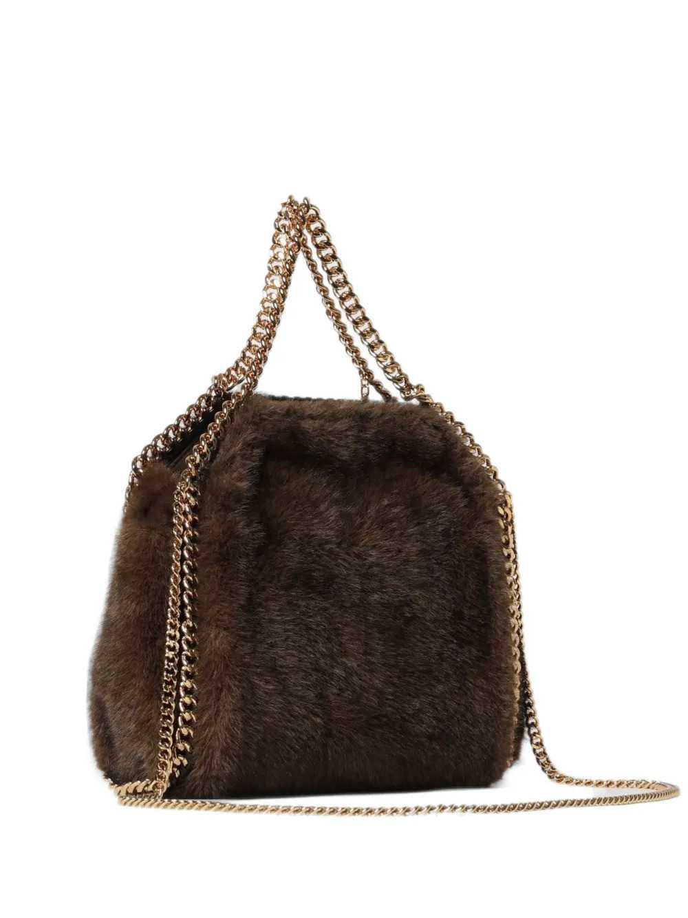 STELLA MCCARTNEY Stella Mccartney Women Falabella Mini Bag Mink Plush Fabric