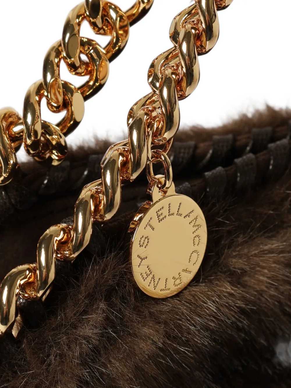 STELLA MCCARTNEY Stella Mccartney Women Falabella Mini Bag Mink Plush Fabric