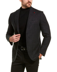 Isaia Isaia Musa Wool-Blend Sportcoat