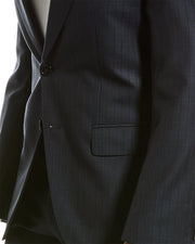 Boss Hugo Boss Wool Suit With Flat Front Pant