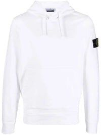 Stone Island Men Cotton Fleece Hoodie