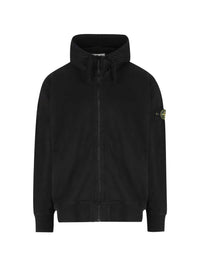 STONE ISLAND Stone Island Men Zip-Up Hoodie With Logo Appliqué