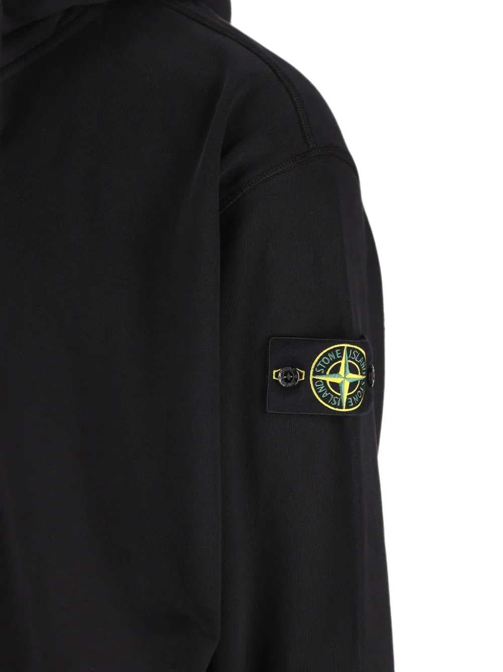 STONE ISLAND Stone Island Men Zip-Up Hoodie With Logo Appliqué