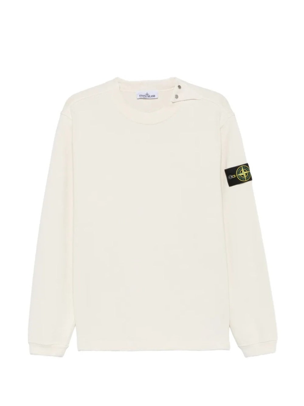 STONE ISLAND Stone Island Men Button-Detail Sweater With Logo Patch On The Shoulder