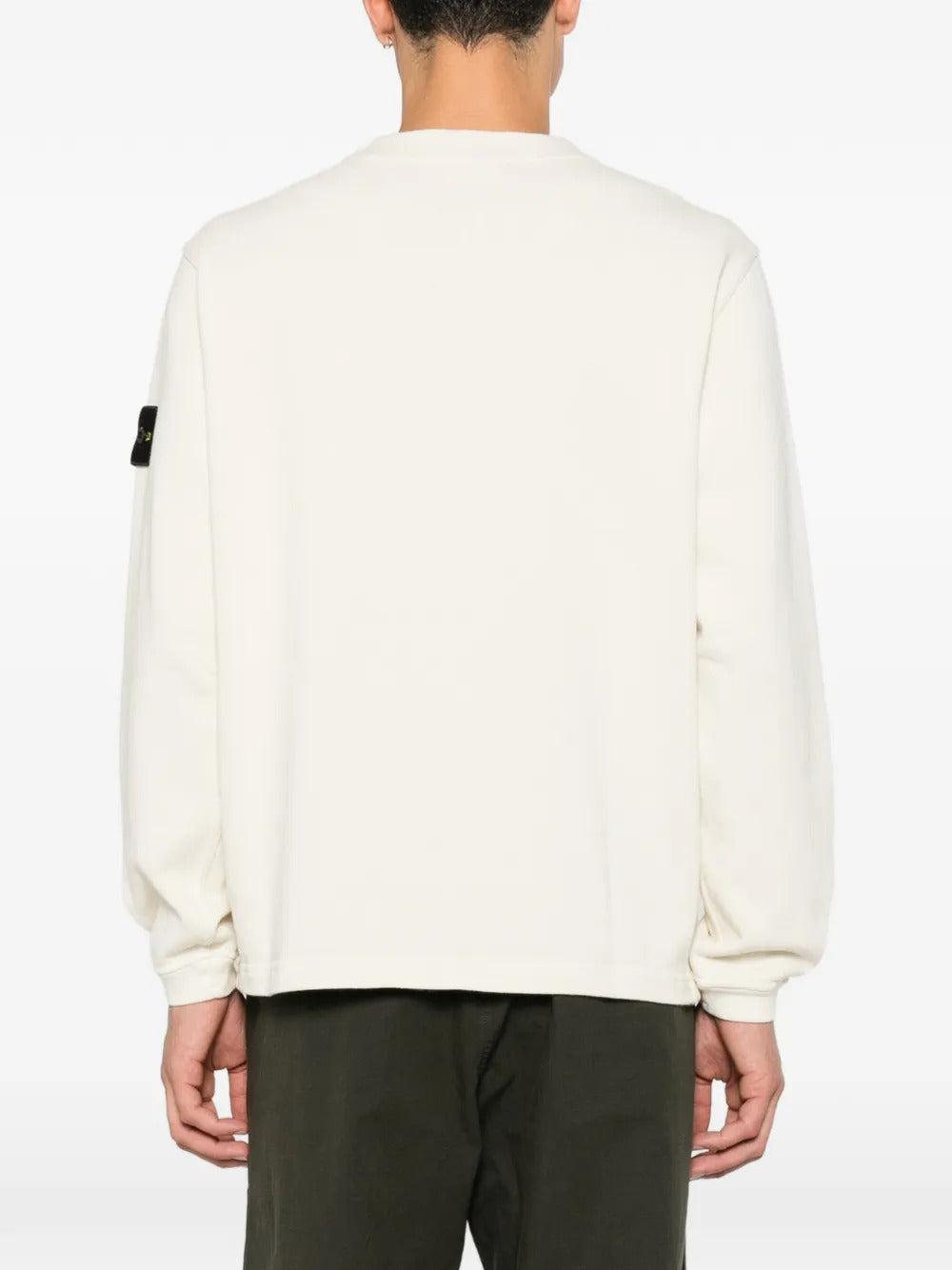 STONE ISLAND Stone Island Men Button-Detail Sweater With Logo Patch On The Shoulder