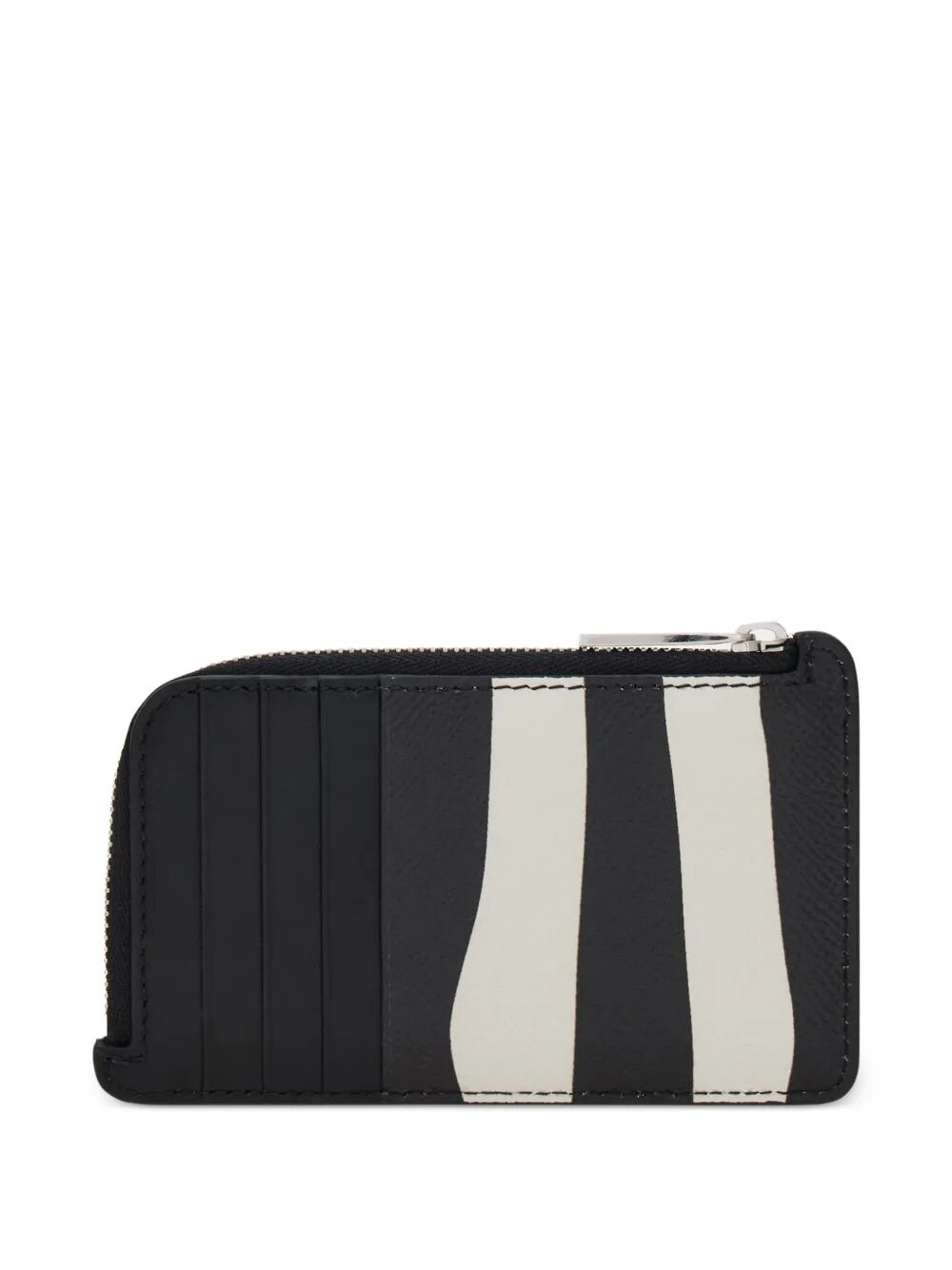 FERRAGAMO Zebra-Print Cardholder With Zip Women