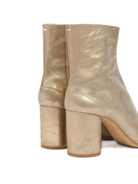 MAISON MARTIN MARGIELA Tabi Metallic Leather Ankle Boots Women