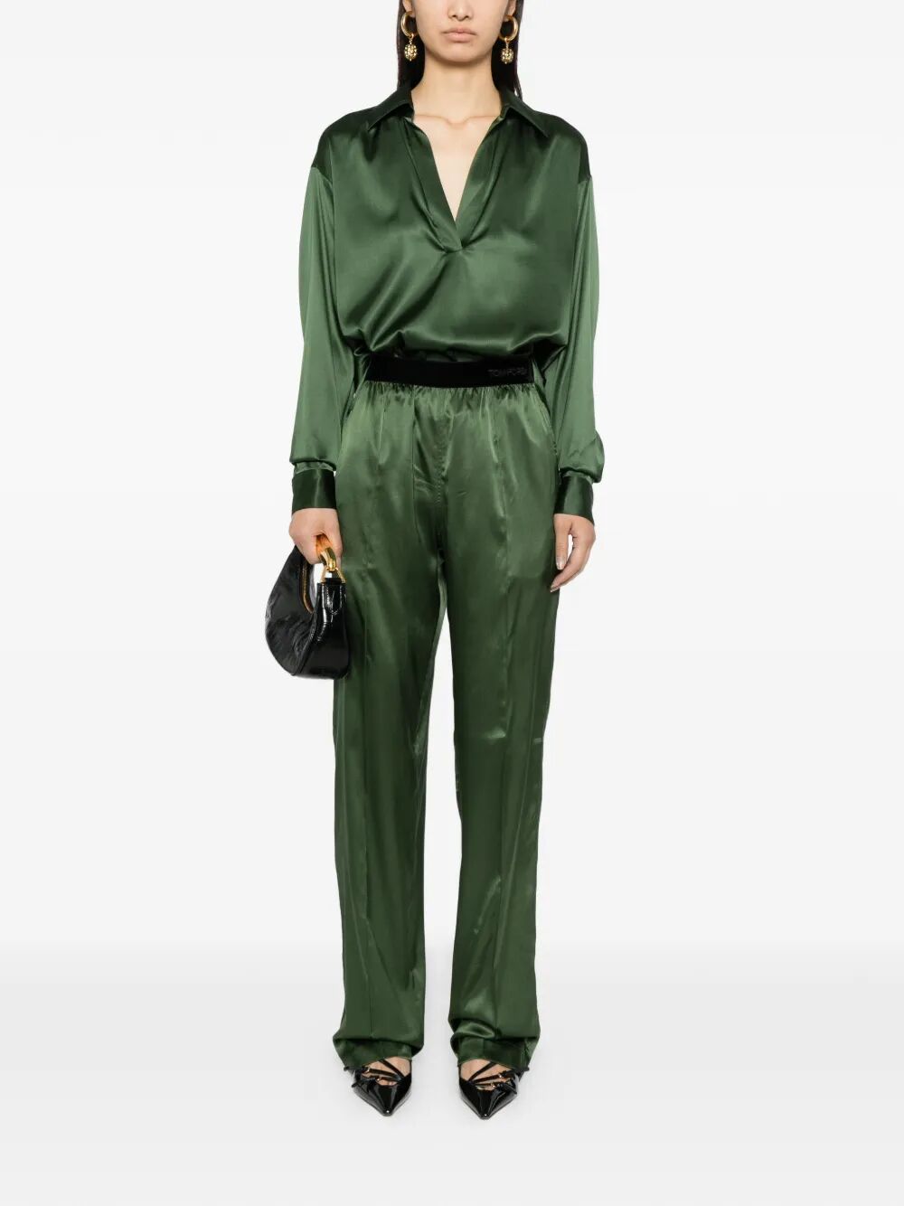 TOM FORD Tom Ford Women Stretch Silk Satin Pj Pants