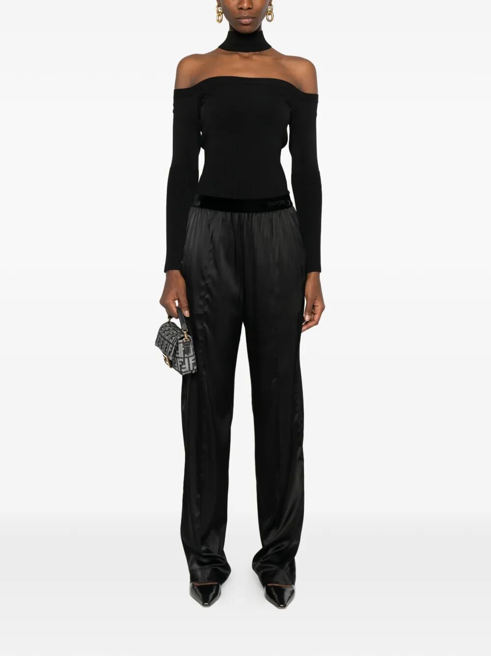 TOM FORD Tom Ford Women Stretch Silk Satin Pj Pants
