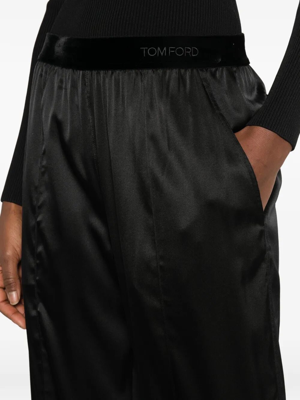 TOM FORD Tom Ford Women Stretch Silk Satin Pj Pants