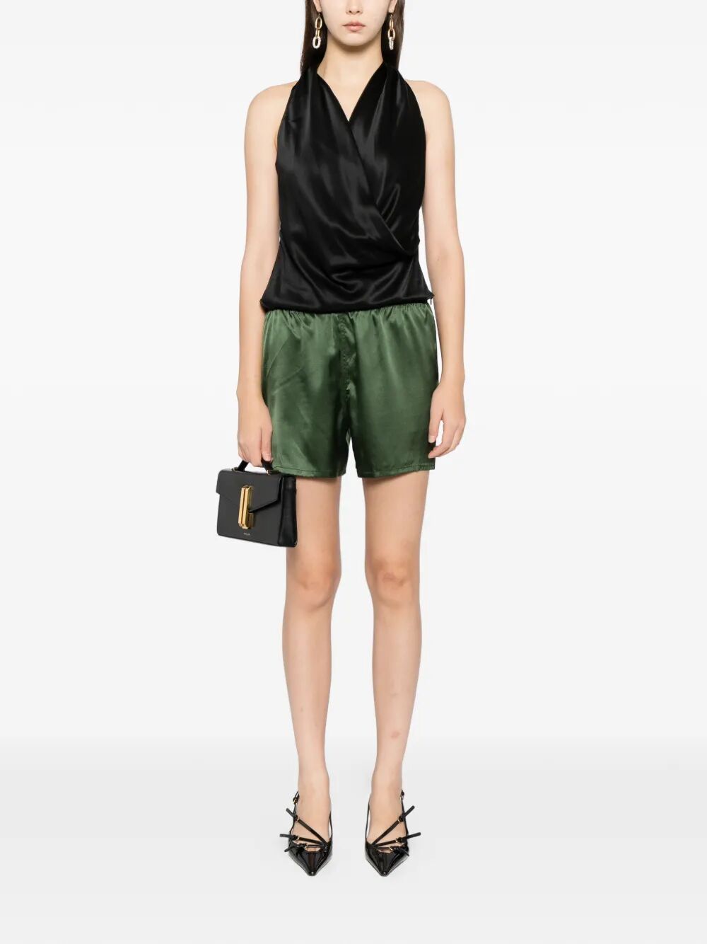 TOM FORD Tom Ford Women Stretch Silk Satin Shorts