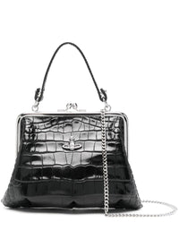 VIVIENNE WESTWOOD Vivienne Westwood Women Crocodile-Effect Granny Frame Purse With Chain