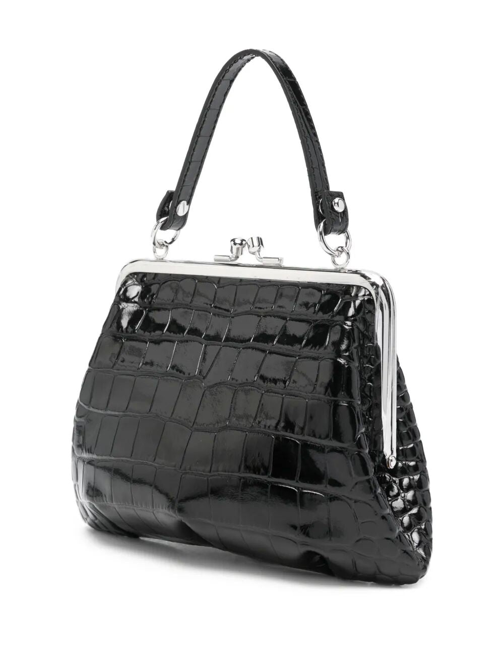 VIVIENNE WESTWOOD Vivienne Westwood Women Crocodile-Effect Granny Frame Purse With Chain