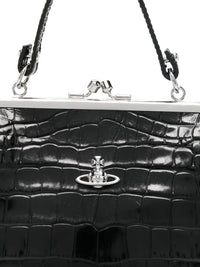 VIVIENNE WESTWOOD Vivienne Westwood Women Crocodile-Effect Granny Frame Purse With Chain