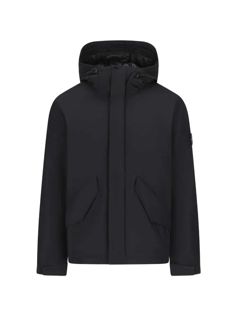 STONE ISLAND Stone Island Men Logo-Patch Hooded Sweatshirt