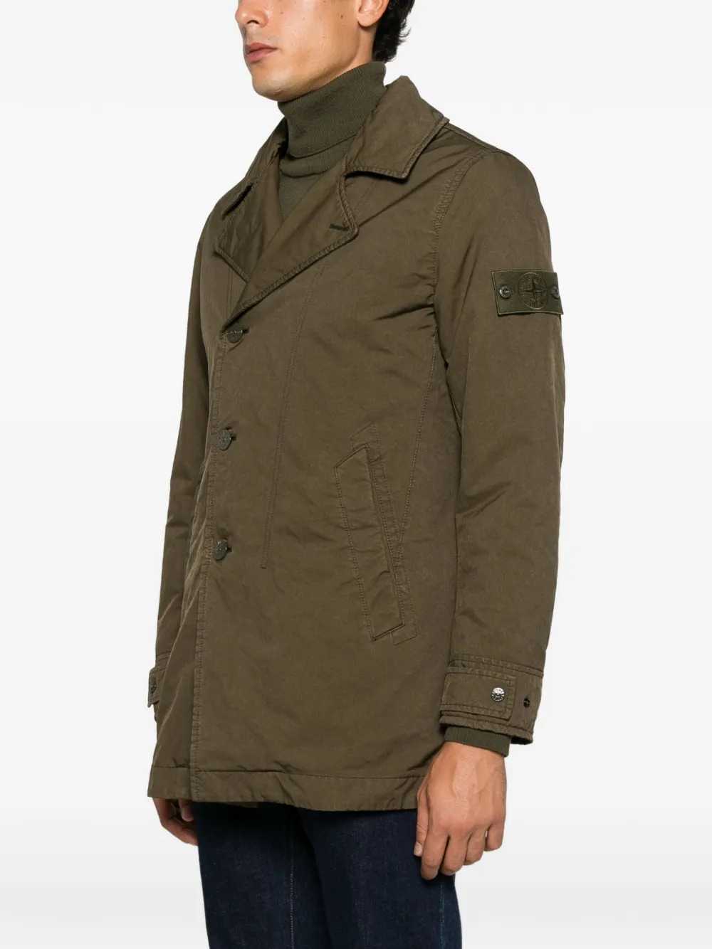 STONE ISLAND Stone Island Men Ghost Coat With Logo Appliqué