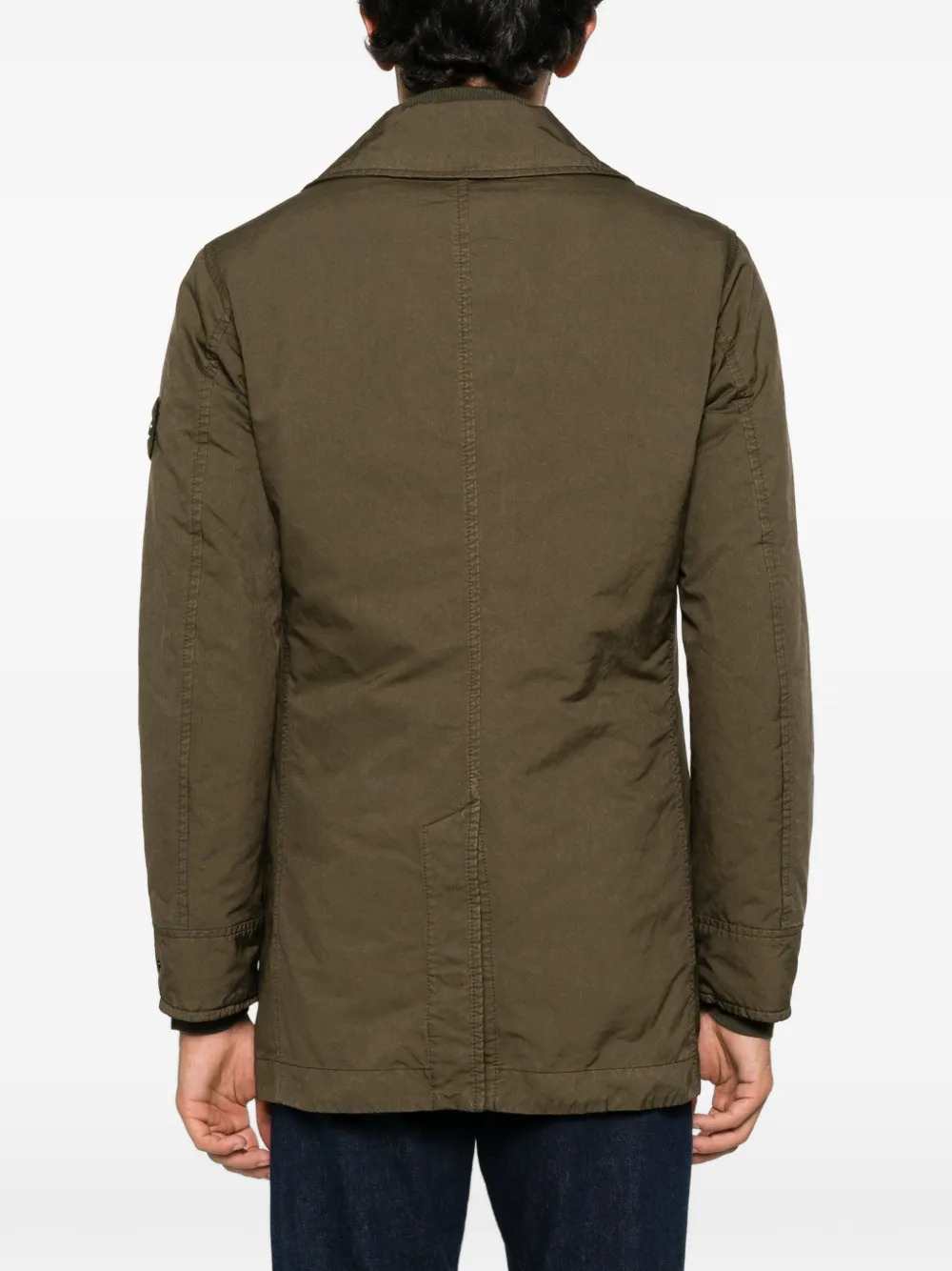 STONE ISLAND Stone Island Men Ghost Coat With Logo Appliqué