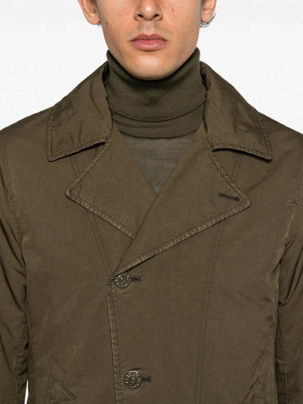 STONE ISLAND Stone Island Men Ghost Coat With Logo Appliqué