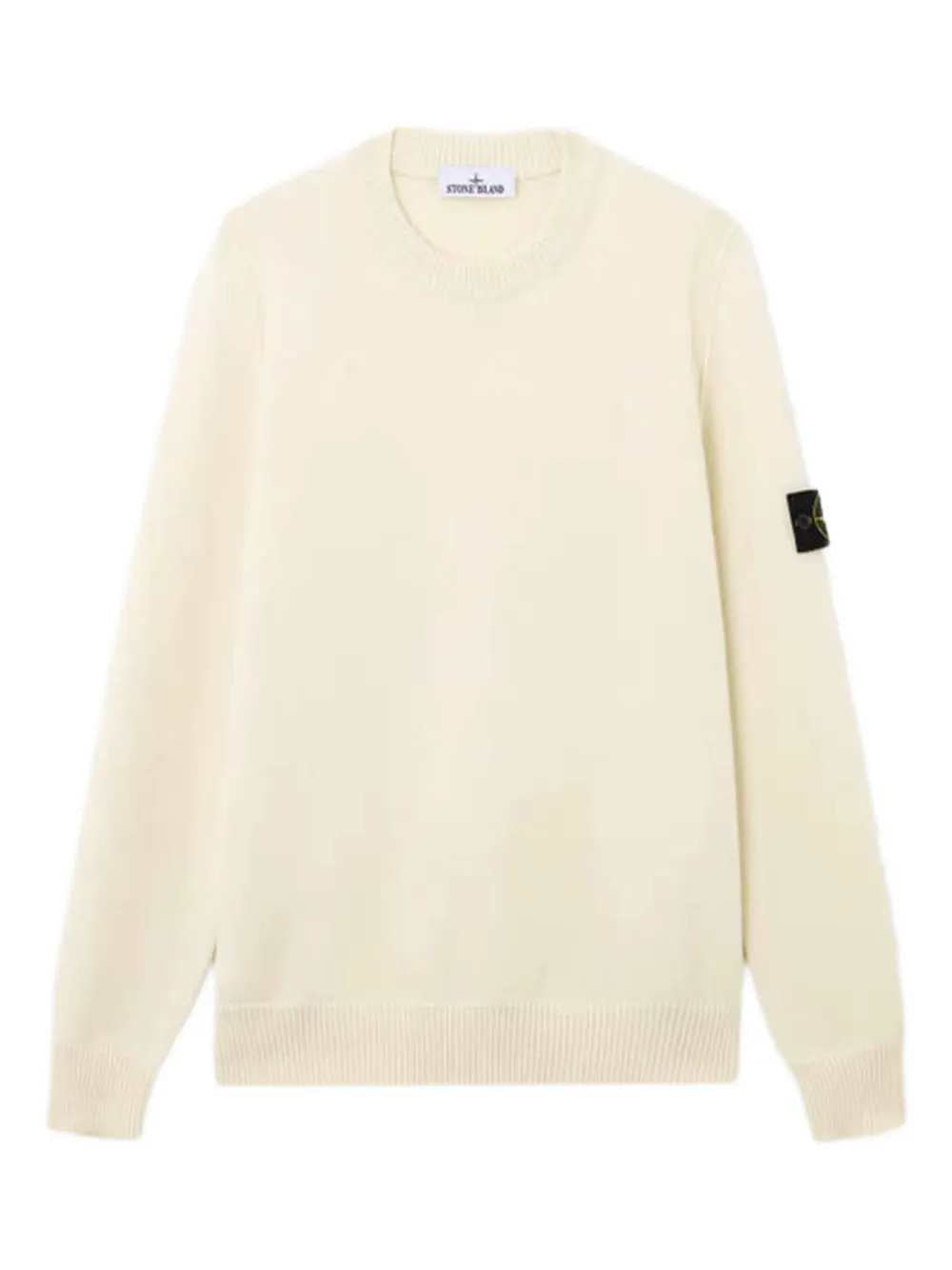 Stone Island Men Striped Logo Sweater