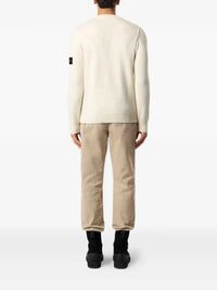 Stone Island Men Striped Logo Sweater