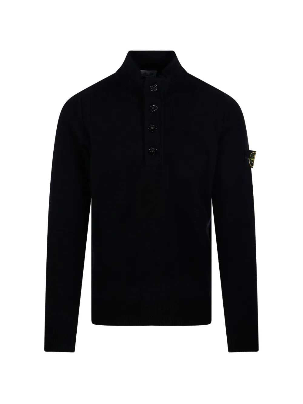 STONE ISLAND Stone Island Men Button-Detail High-Neck Sweater