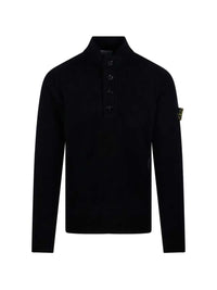 STONE ISLAND Stone Island Men Button-Detail High-Neck Sweater