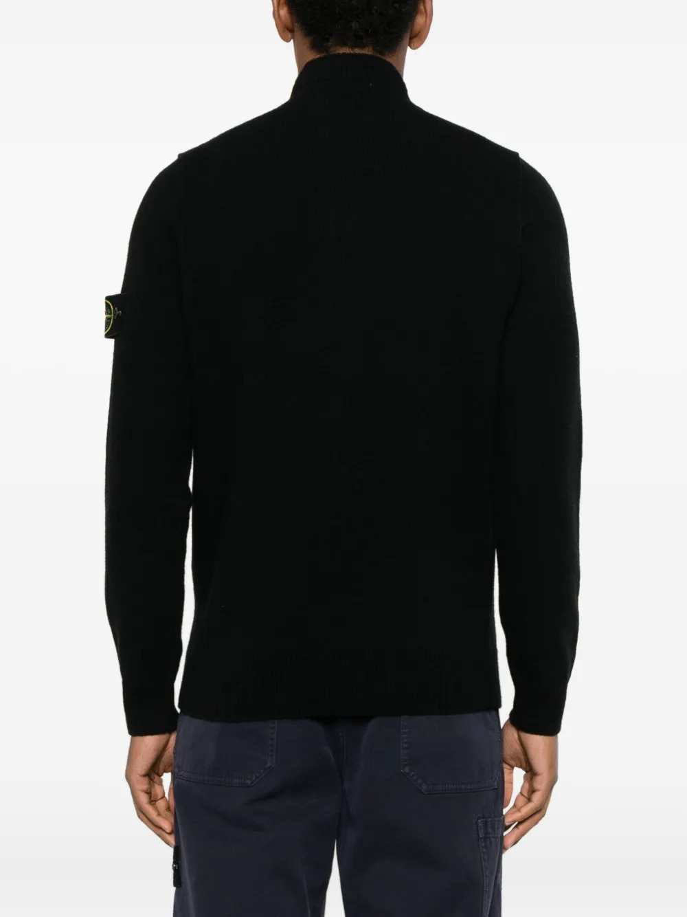 STONE ISLAND Stone Island Men Button-Detail High-Neck Sweater
