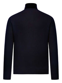 Stone Island Men High-Neck Wool Cardigan