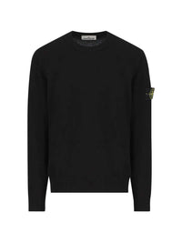 STONE ISLAND Stone Island Men Crew-Neck Sweatshirt With Logo Patch