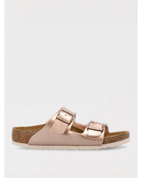 Birkenstock Arizona Metallic Rose Gold Sandals Kids Shoes