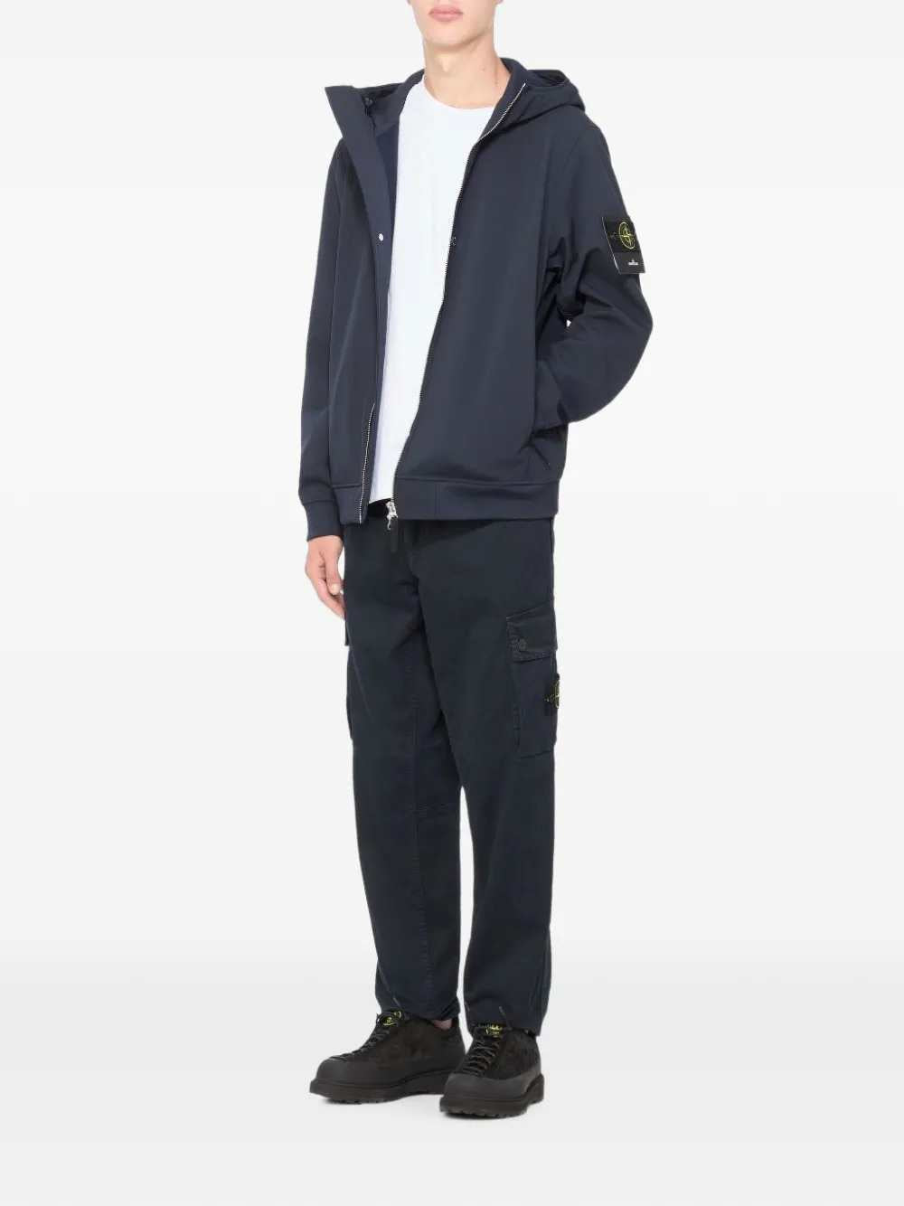 Stone Island Men Cargo Pocket Trousers