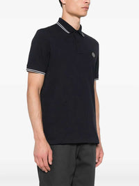 Stone Island Men Compass Patch Polo Shirt