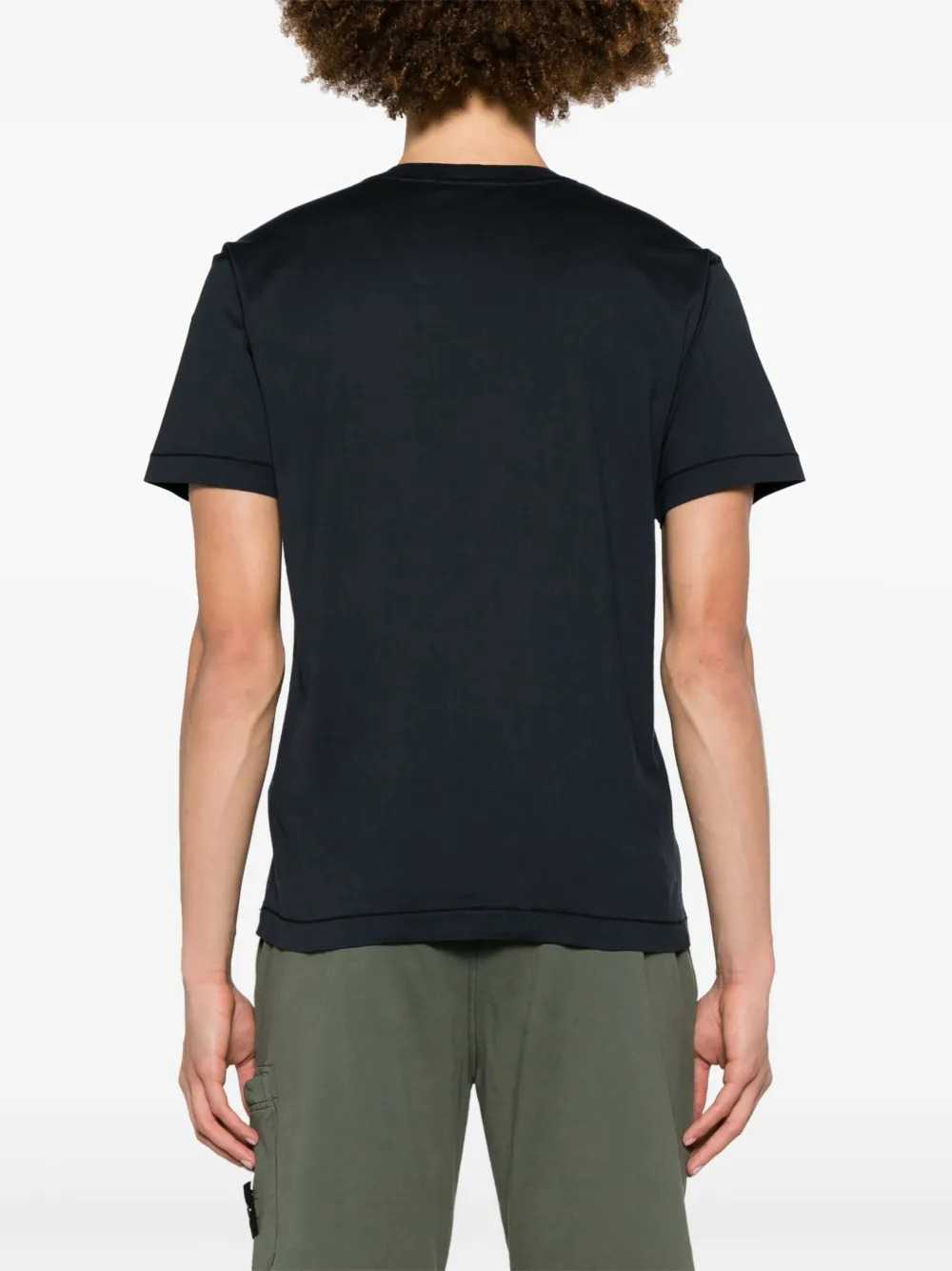 STONE ISLAND Stone Island Men T-Shirt With Logo Appliqué