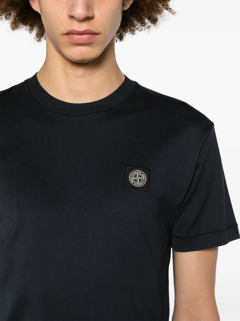 STONE ISLAND Stone Island Men T-Shirt With Logo Appliqué