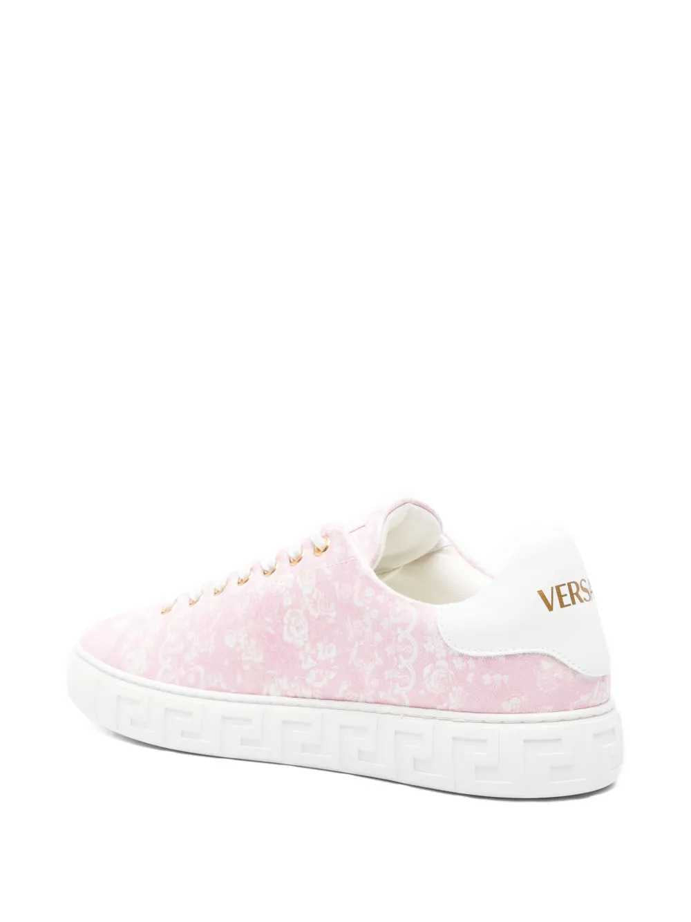 Versace Women Low-Top Sneakers With Baroque Pattern