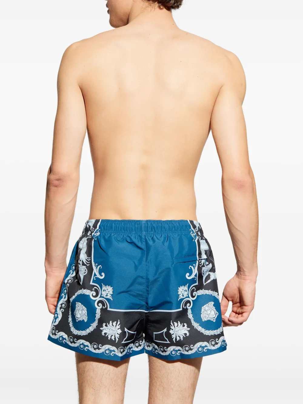 Versace Men Printed Swim Shorts
