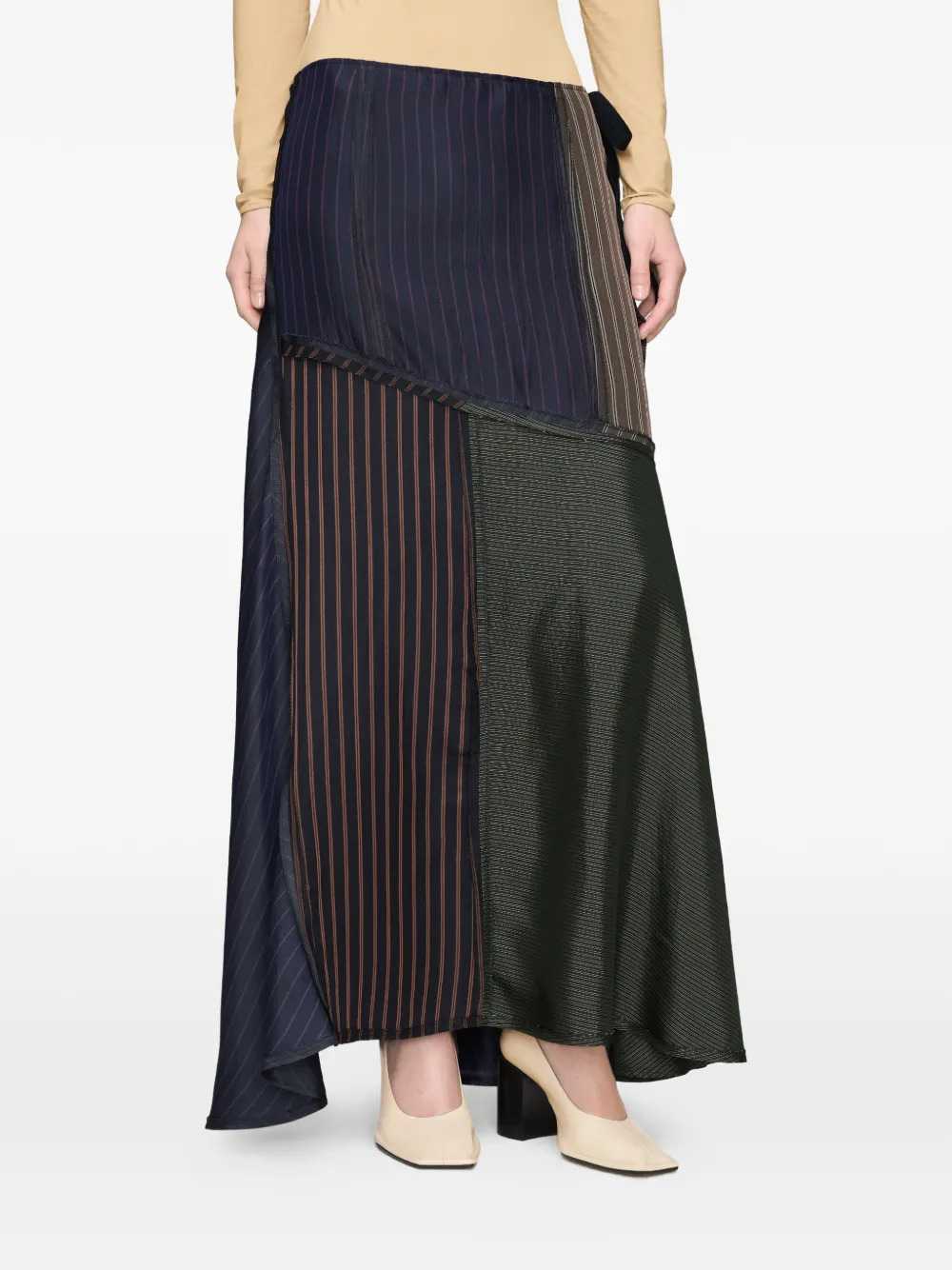 Maison Margiela Women Patchwork Maxi Skirt