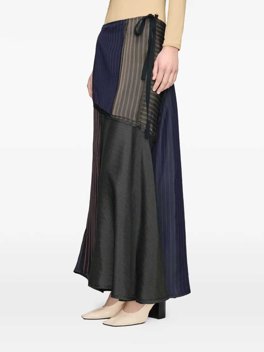 Maison Margiela Women Patchwork Maxi Skirt