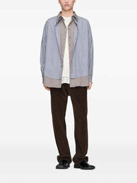 MAISON MARGIELA Maison Margiela Men Double-Layered Checked Shirt