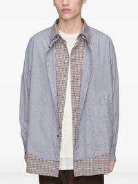 MAISON MARGIELA Maison Margiela Men Double-Layered Checked Shirt