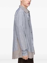 MAISON MARGIELA Maison Margiela Men Double-Layered Checked Shirt