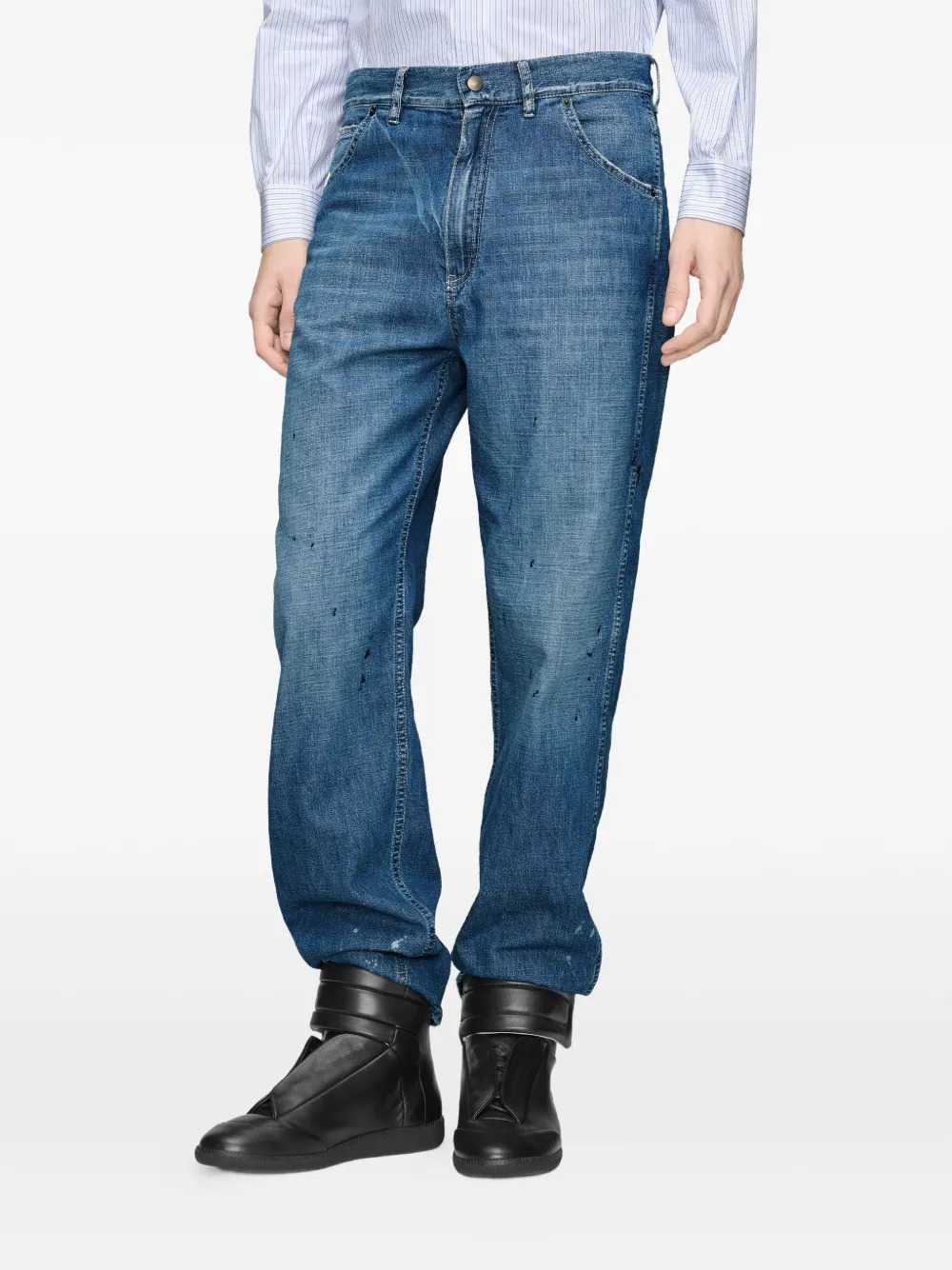MAISON MARGIELA Maison Margiela Men Stain-Effect Jeans